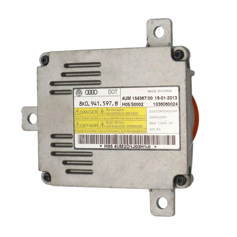 8K0941597B 8K0. 941.597.B 1036060024 8K0941597B ксенон HID фара балласт с зажигателем и D3 лампы для VW AUDI D3S D3R D4S D4R