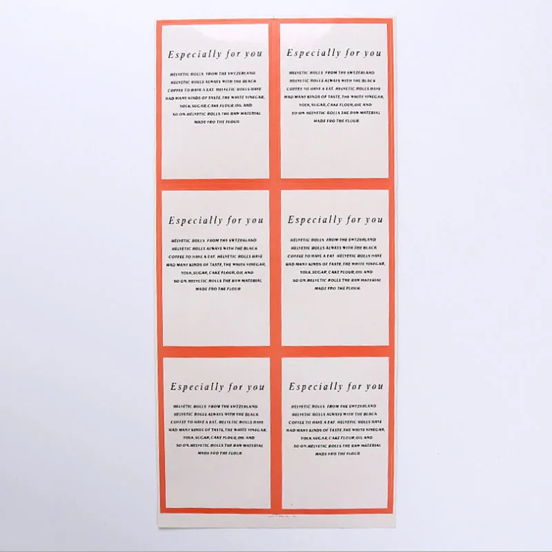 Apenas para Você Etiqueta de Cozimento Adesivo para Faça Lote Decoração Papel Kraft Você Mesmo Pacote Lable Papelaria Scrapbooking 300 Pçs - 3 Material escolar e de escritório