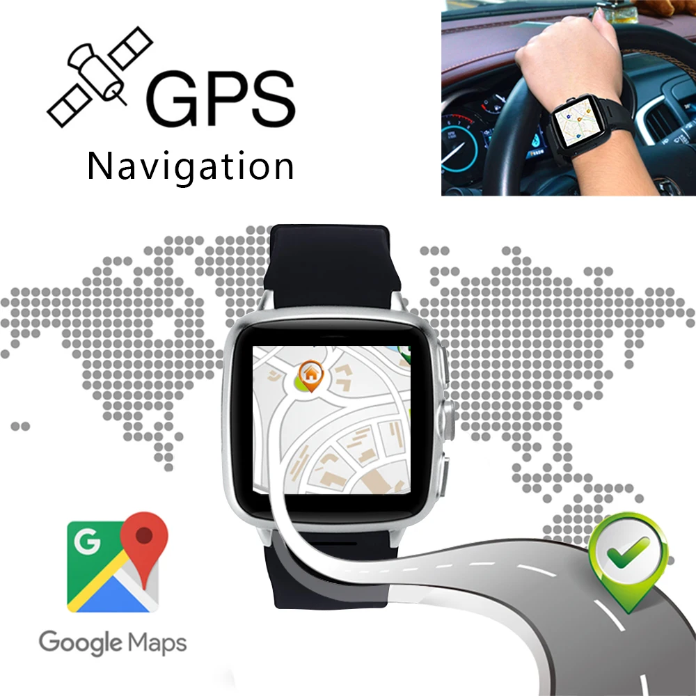 696 Z01 3G WCDMA Android system Smart watch Fitness sleep Tracker Bluetooth GPS Phone Smartwatch Push Message WiFi SIM Camera