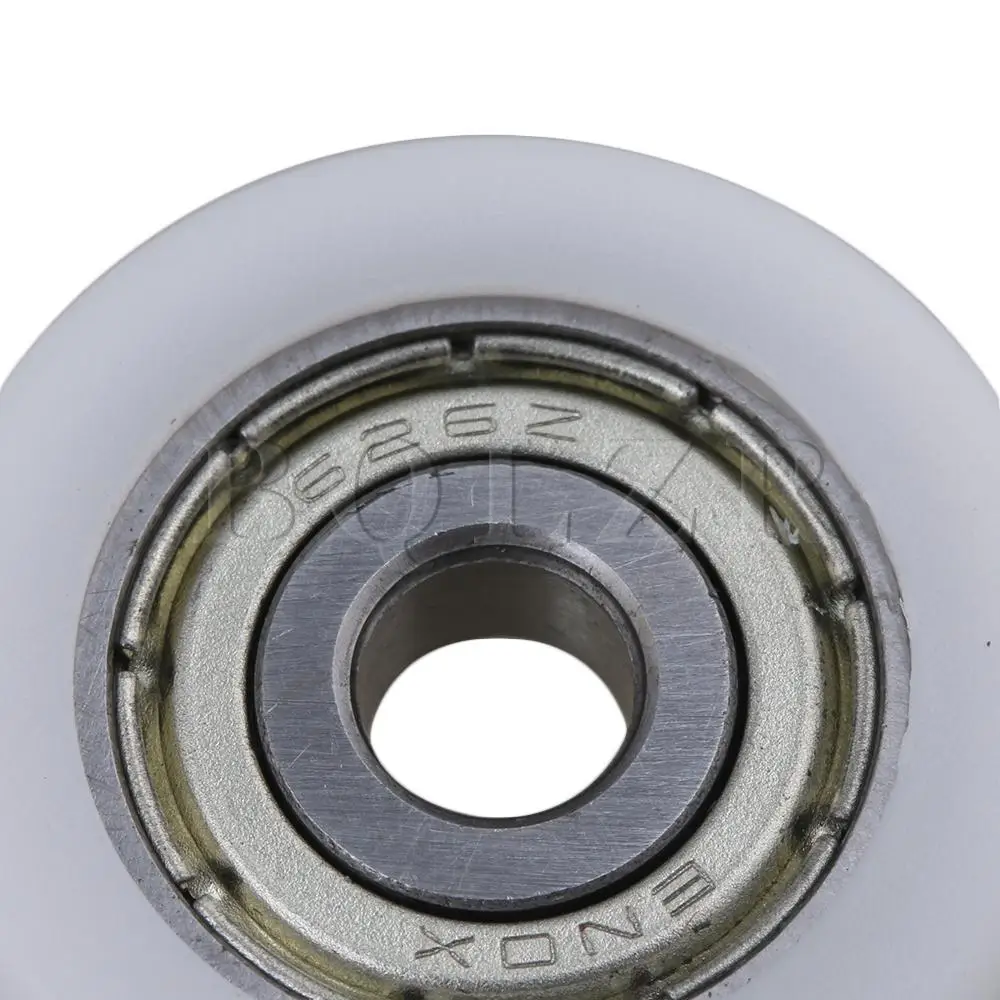 BQLZR 4 x BQLZR 626ZZ 0.6x2.6x0.8cm Guide Pulley Rail Ball Bearing Wheels for Door