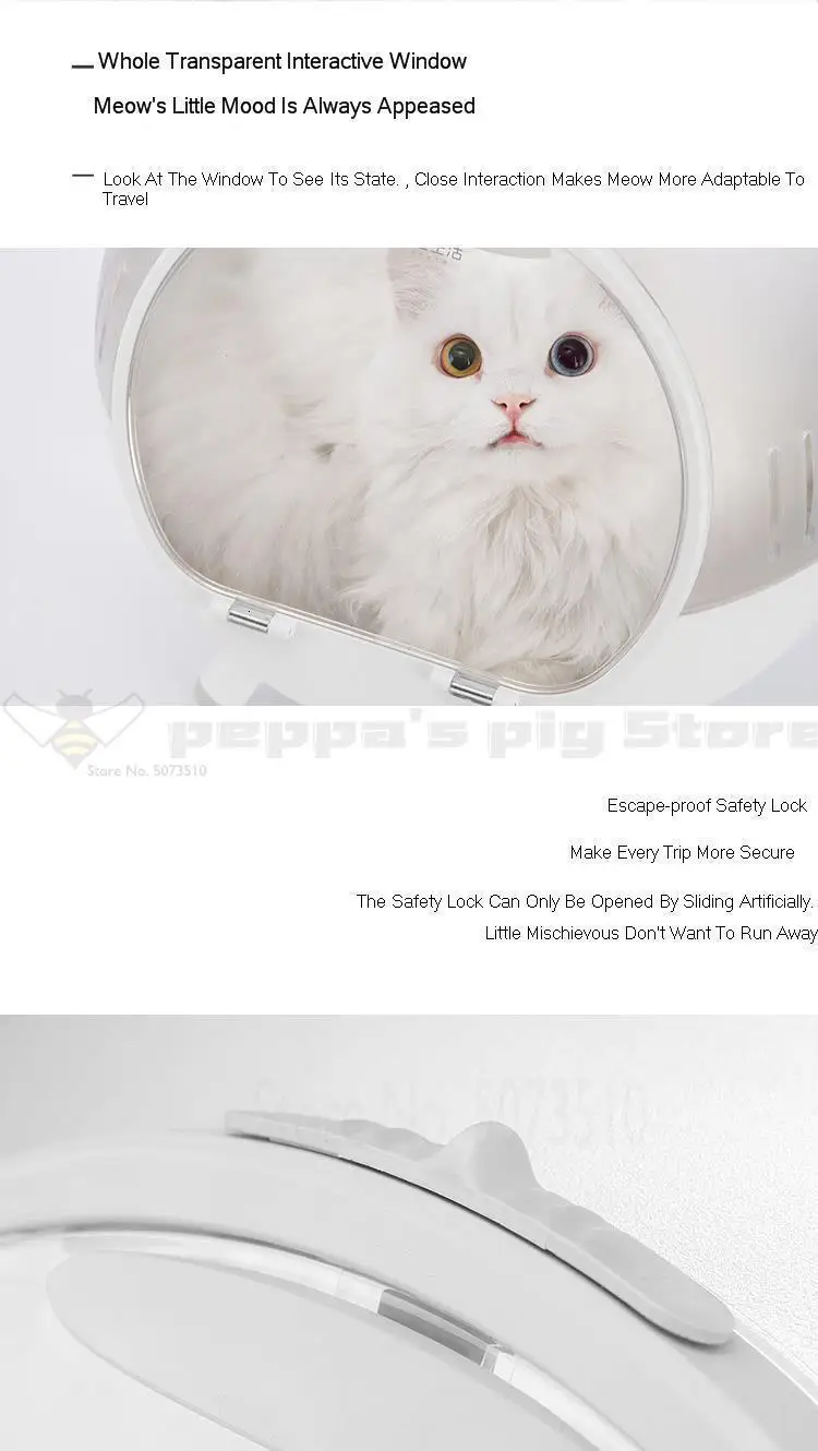 Cat's Mobile Castle Cat Bag Cat Bag Cat Supply Pet Carrier Dog Carrier Bag Puppy Dog Carrying Case Dog Seat Cover Cat Carrier