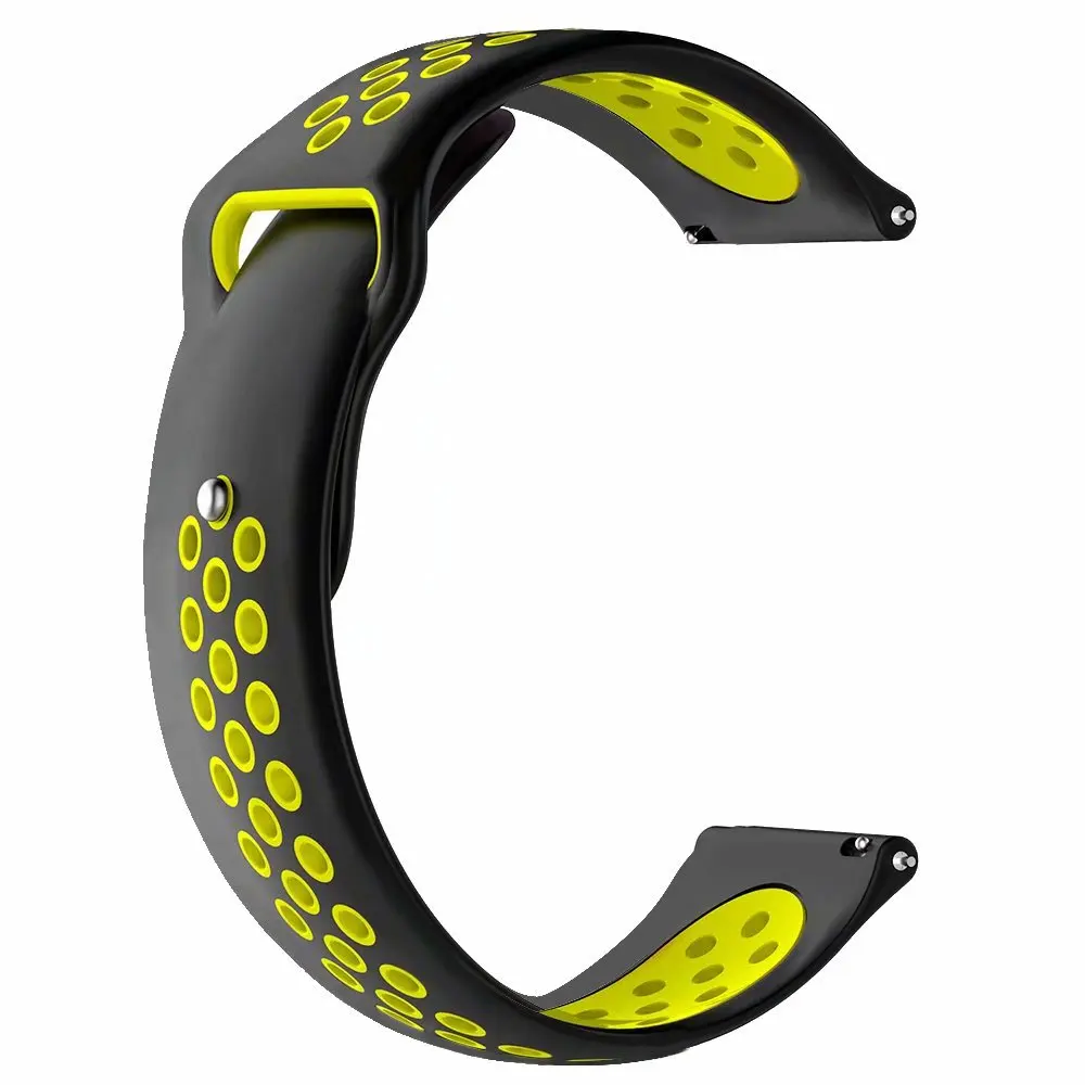 Силиконовый ремешок для часов Samsung Gear Sport S2 S3 Galaxy 42 мм 46 22 20 Huawei gt 2|Ремешки часов| |