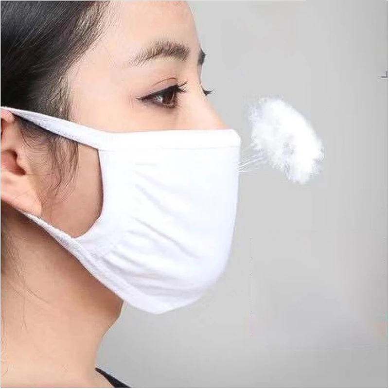 

1Pcs Mouth Face Masks Black Mouth Mask Anti Haze Dust Mouth-muffle Spring Summer Autumn Winter Mask 100% Cotton