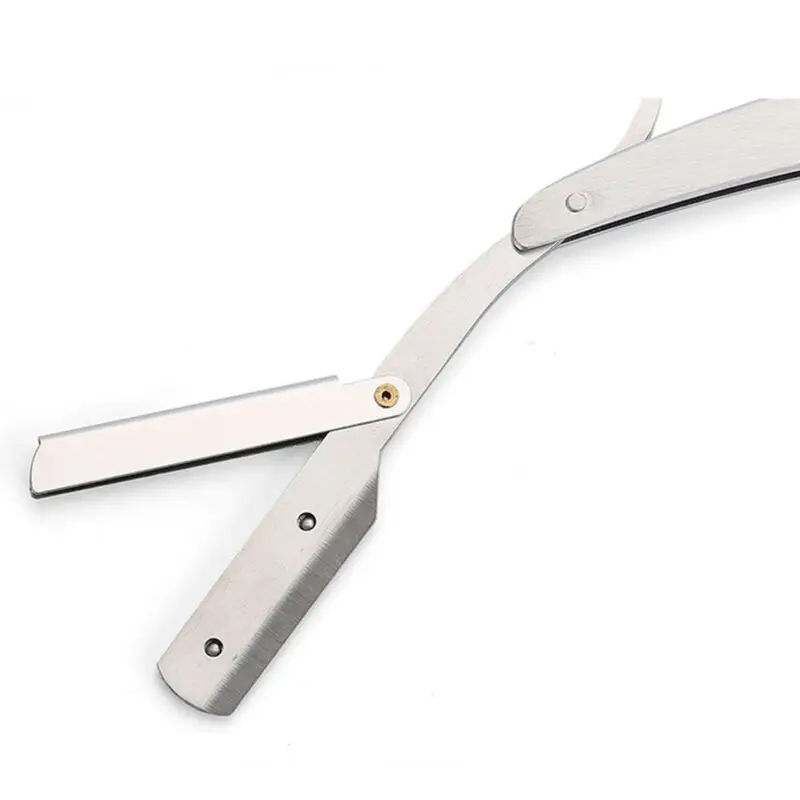 FAROOT нержавеющая сталь ручка прямой край Парикмахерская бритва складной бритвенный нож и лезвие