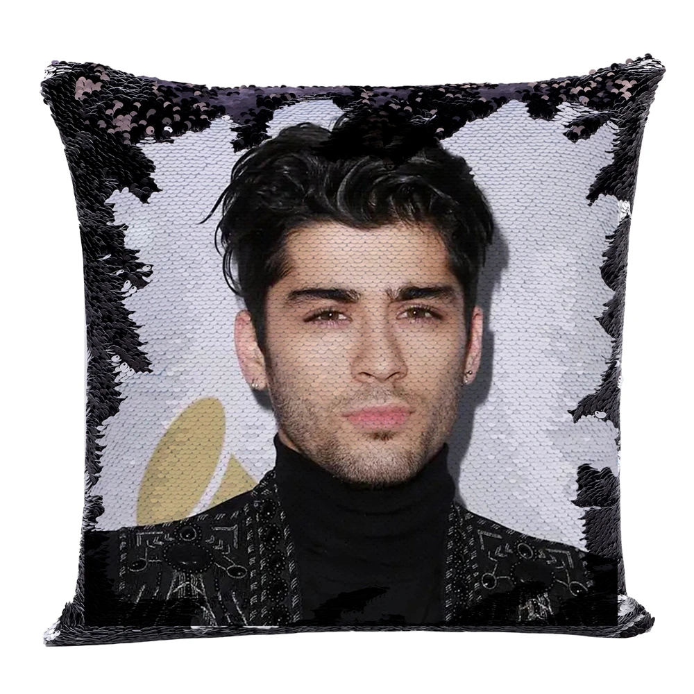 Чехол для подушки zayn malik с блестками меняющий цвет | Дом и сад
