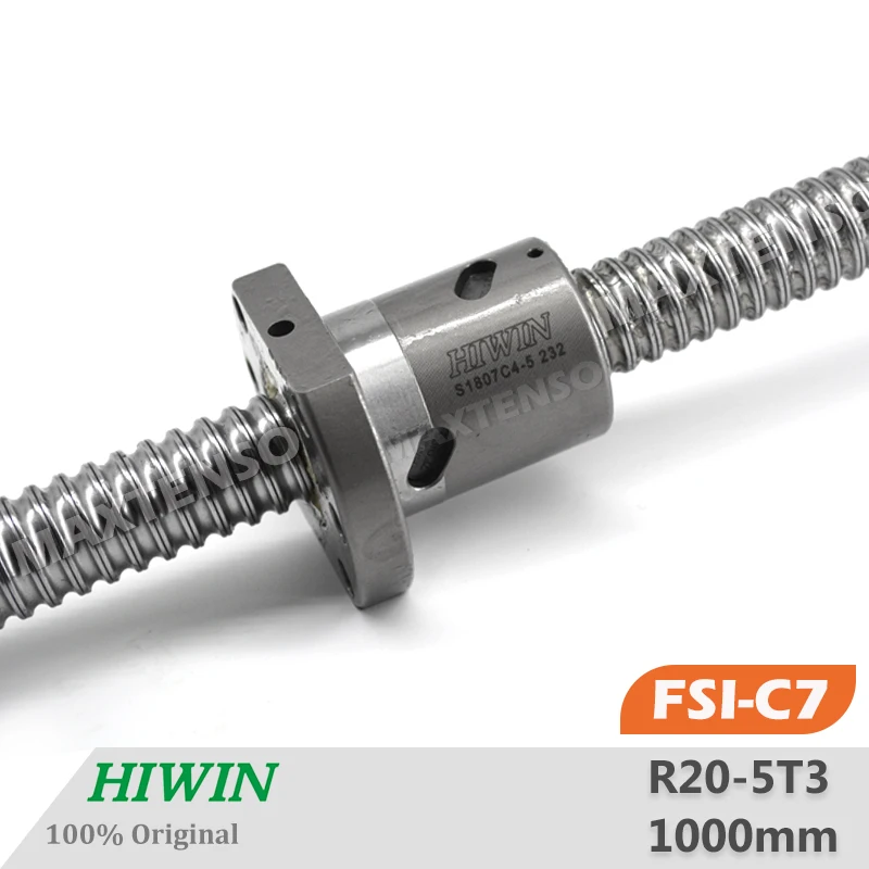 

HIWIN FSI 2005 Ball Screw with C7 1000mm thread shaft CNC parts accessories Professional end machining High Precision cnc kit