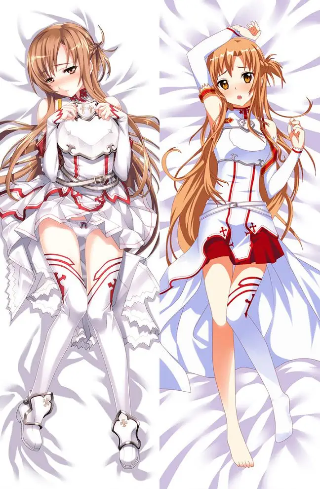 Sword Art Online Аниме Подушка Асуна чехол обнимающая подушка для тела Чехол Otaku