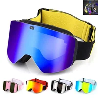 Ski Goggles with Magnetic Double Layer Polarized Lens Skiing Anti-fog UV400 Snowboard Goggles Men Women Ski Glasses Eyewear 1