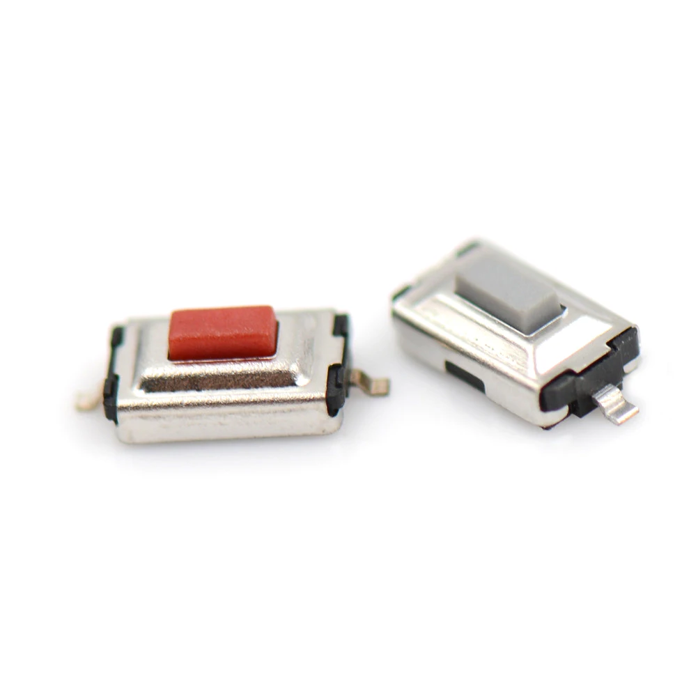 10 шт./лот тактильный такт Кнопочный микропереключатель SMD 3*6*2,5 мм двухконтактный кнопочный переключатель для MP3 MP4