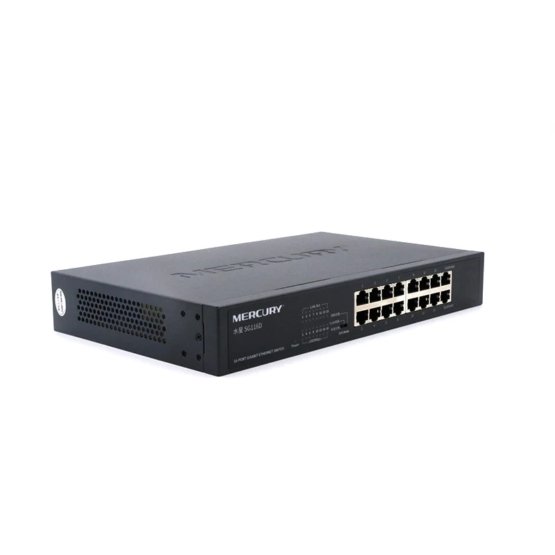 MERCURY SG116D 16 Порты коммутатор Gigabit Ethernet, 10/100/1000 Мбит Ethernet сетевой коммутатор Gigabit, Auto MDI/MDIX