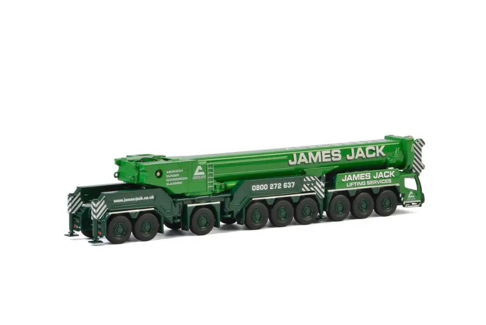 Коллекционный WSI 1: 87 масштаб LTM1750-9.1 внедорожный кран для внедорожников Джеймс Джек инженерное оборудование литье под давлением игрушка модель украшения