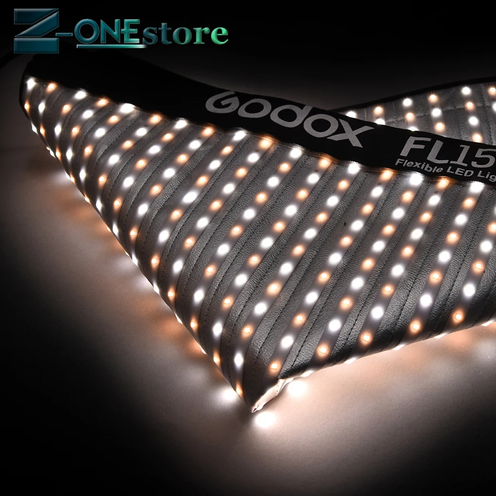 US $339.00 Godox Flexible LED Video Light FL60 FL100 FL150S FL150R Portable Rollable Cloth Lamp Photography Studio Lights With Controller