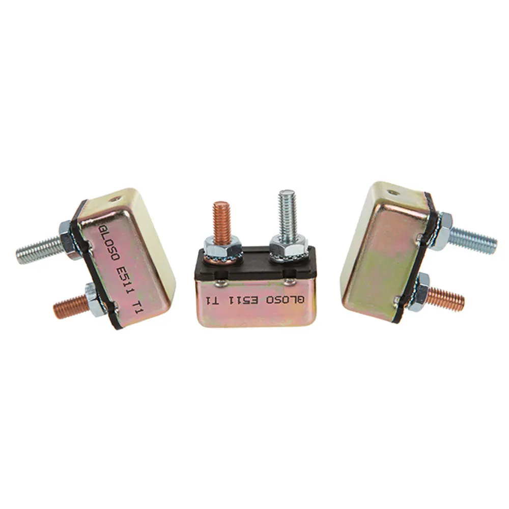 12/24V 10-50A Automatic Reset Circuit Breaker Metal Case Temperature Resistant Overload Protector For Car Marine Trucks circuit breaker resettable fuse