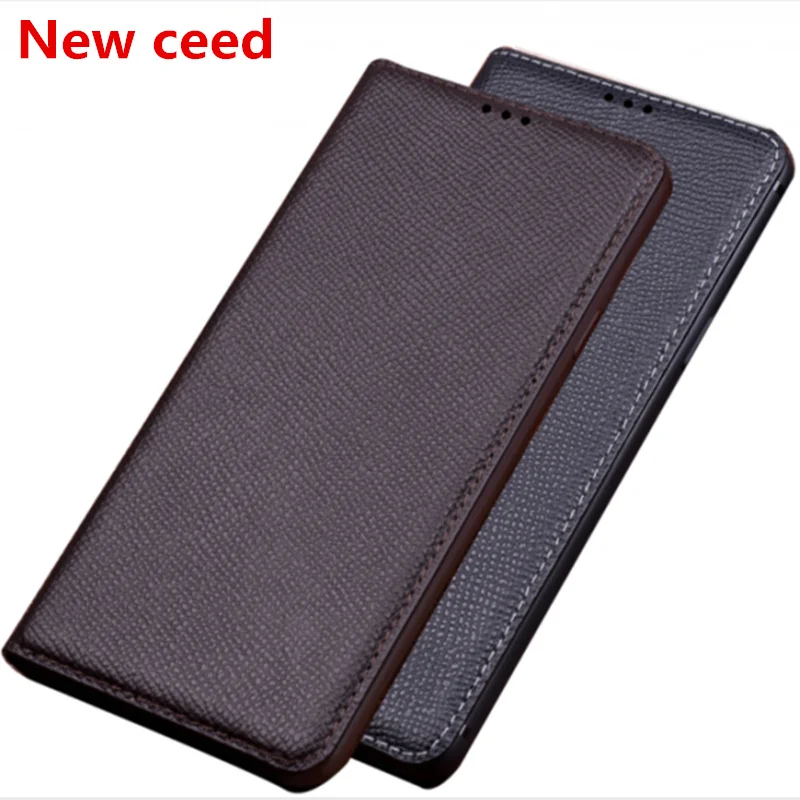  Natural genuine leather magnetic holder phone bag for Apple iphone 7 Plus phone case for Apple iPho