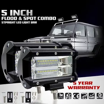 

2PCS 5inch 72W 6500K LED Work Light for Driving Fog Lamp Offroad Truck SUV