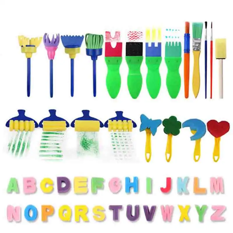 

Magic Water Drawing Mat Coloring Doodle Carpet with 4 Magic Pens & Stamps Painting Drawing Board Toys Gift for Kid
