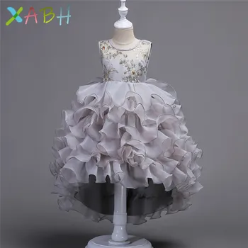 

EAZII Flower Girl Dress For Wedding Baby Girl 2-14 Years Birthday Outfits Children's Girls Performance Dresses Girl Kids Party