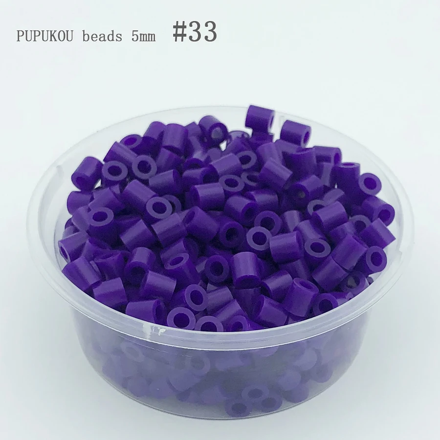 360pcs/box packing 5MM hama beads diy toy 48kinds colors foodgrade perler Iron beads PUPUKOU fuse beads Kids Education puzzle to 35