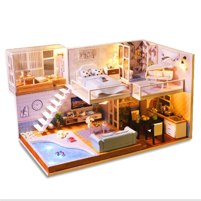 Revo's Loft DIY Miniature House Kit (House & Music)