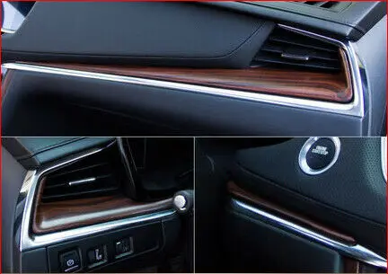 Подходит для Cadillac XT5 под дерево центральная консоль полоса декоративная отделка