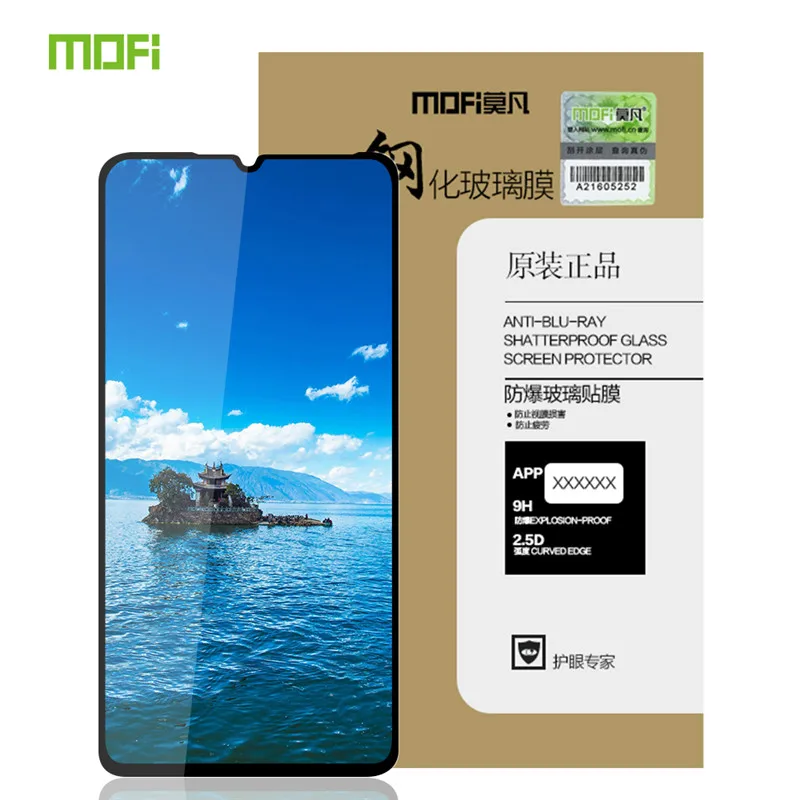 Закаленное стекло MOFi для Xiaomi 9 8 lite pro полное покрытие Защитная пленка экрана cc9 из
