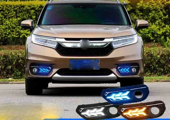 

Fast delivery Led daytime running lights+moving turn signal+blue night mode+remote control for Honda AVANCIER