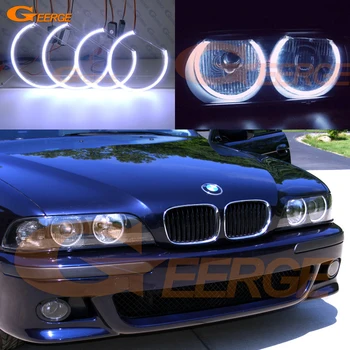 

For BMW 5 SERIES E39 525i 528i 530i 540i 1997 1998 1999 2000 Excellent Ultra bright illumination COB led angel eyes halo rings