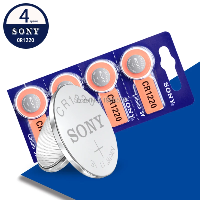 Uds para Sony CR1220 pilas de botón DL1220 BR1220 LM1220 celular batería de botón de litio, 3V CR 1220 para ver juguete de control remoto