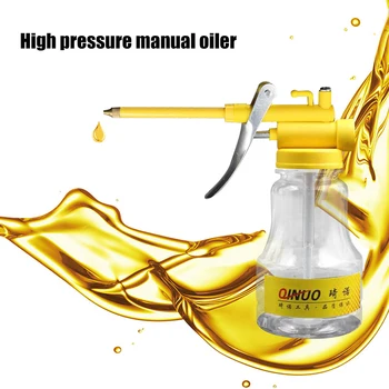 

300ml Filling Drop Bottle Large Capacity Visible High Pressure Flexible Pump Machine Spout Manual Oil Can Repair Tool Long Mouth