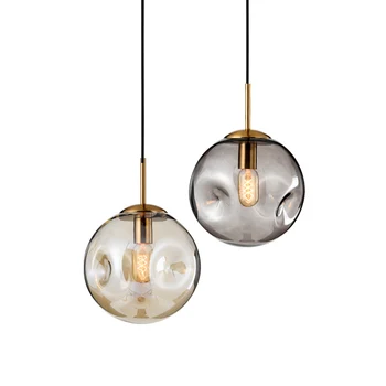 

Post-modern Art Restaurant Pendant Lamp Nordic Simple Dining Table Bedside Bed Three Round Bar Cosmos Pendant Lights hanging