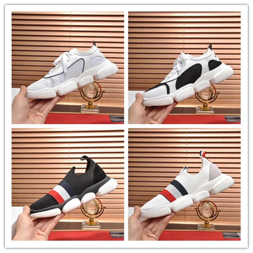 

Men sneakers Top quality Leather mesh patchwork Comfortable soft rubber sole casual shoes size 38-44