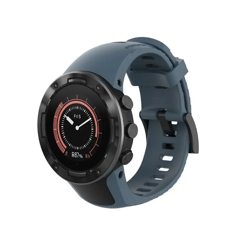 Часы с силиконовым ремешком фитнес-ремень для Suunto 5 Регулируемый ремешок