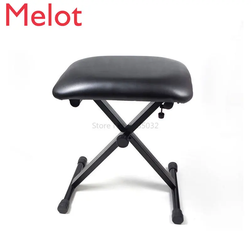 

15%,PU Folded piano stool 5 gearsHeight adjustable Comfortable sponge Zither stools durable guitar chair 40*30cm bearing 100kg