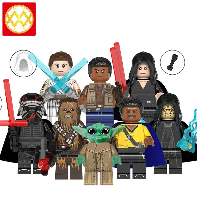WM6085 Mandalorian Baby Yoda knights of ren Tshubaka Ray Building Blocks Gift Boys Baby Mandalorians Toy for Children Brick Kids