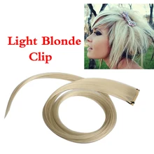 Светлые светлые длинные панковские прямые волосы для наращивания LDO99