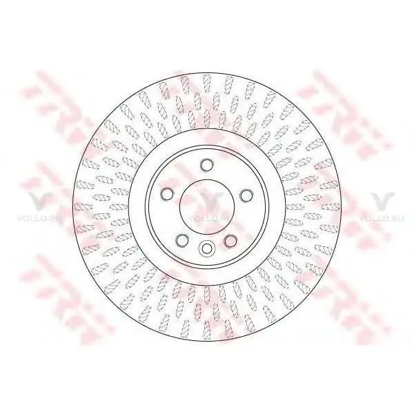 Диск тормозной LAND ROVER: RANGE ROVER IV 12-, RANGE ROVER SPORT 13
