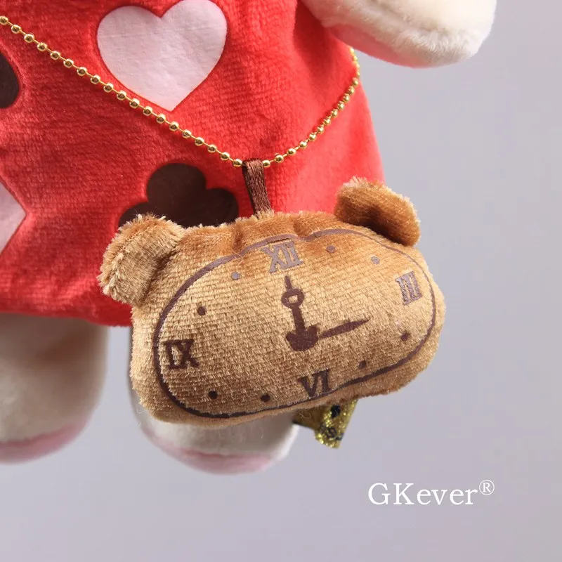 23 см kawaii Rilakkuma плюшевые игрушки куклы Мягкие чучело игрушки милый медведь в красном платье Дети подарок на день рождения