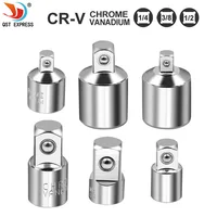 Adaptateur de douille de clé à cliquet en acier inoxydable, pour conversion de 1/2 " vers 3/8 ", 3/8 " vers 1/4 ", 1/4 " vers 1/2 ", et 1/2 " vers 3/8 " 1