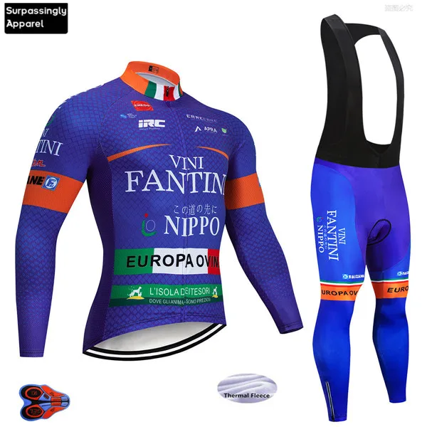 Picture Color MTB велосипедная Одежда Набор VINI UCI Team Мужская зимняя флисовая велосипедная майка MTB велосипедная одежда Ropa Maillot Ciclismo 16D гель - Цвет: Picture Color