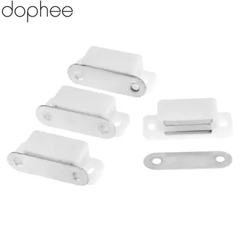 

dophee 41*17MM Door Cupboard Drawer Magnetic Catch Stop Stoppers Magnetic Cabinet Catches Furniture Hardware with Screws 4Pcs