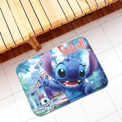 IVYYE Happy stitch индивидуальный коврик с рисунком из аниме украшения для дома ковры мультяшный коврик для спальни коврики для ванной плюшевые коврики