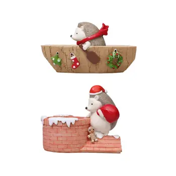 

Cartoon Hedgehog Diary Flowerpot Office Home Furnishings Home Gardening