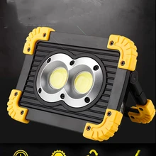 Лампе светодиодный портативный прожектор светодиодный рабочий свет Перезаряжаемый 18650 батарея Открытый свет для охоты кемпинг светодиодный латерн фонарик