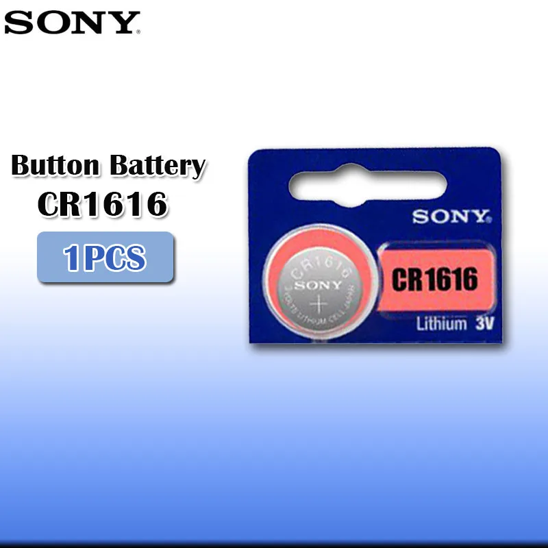 

1Pcs sony 1616 3V 100% Original Lithium Battery For car key watch remote control toy 1616 ECR1616 GPCR1616 Button Battery coin