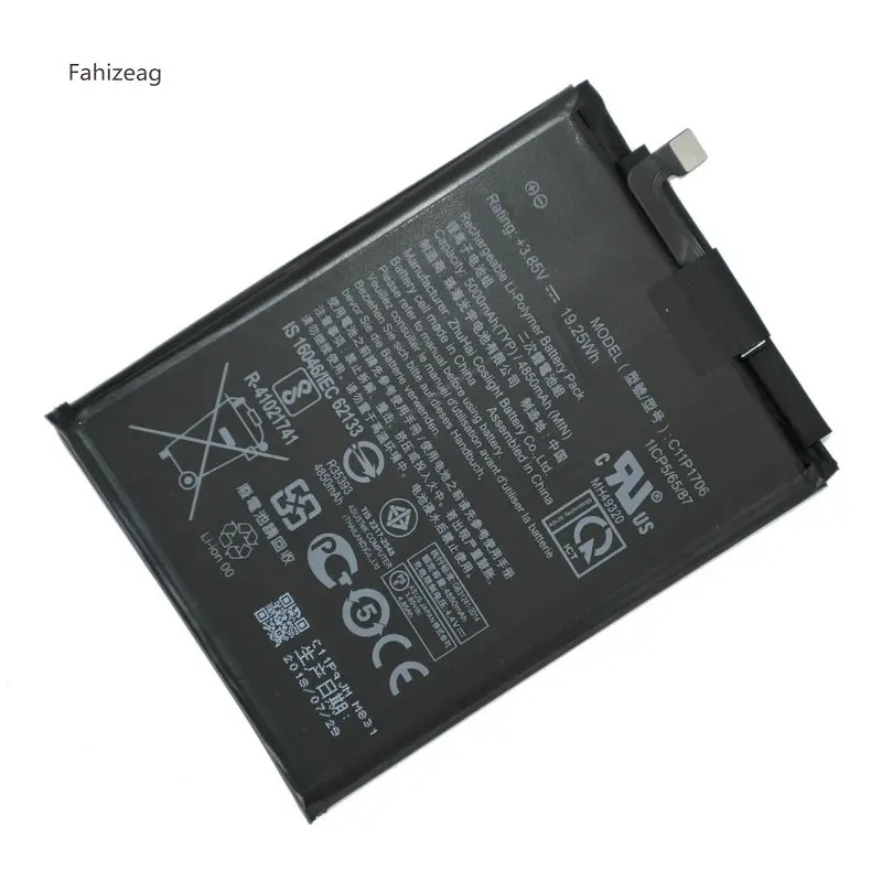 

fahizeag 4850mAh C11P1706 replacement Battery For ASUS ZenFone Max Pro M1 6.0 inch Dual SIM ZB602KL X00TDB X00TDE mobile phone