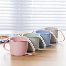  Obelix New Wheat Straw Water Cup Suit Multi-Functional Coffee Glue Plastic Cup Drinking Glass Kids Cups Sets Reusable Bright 