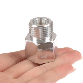 

SodaStream Thread Co2 Tank Cylinder Regulator Adapter Converter Female CGA320 To Male W21.8 For Aquarium Fish