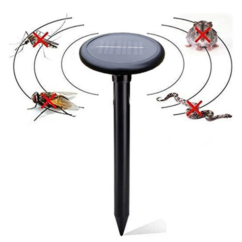 Солнечное устройство для отпугивания крыс водонепроницаемый продукт для борьбы с вредителями товары для сада на открытом воздухе черный репеллент от насекомых