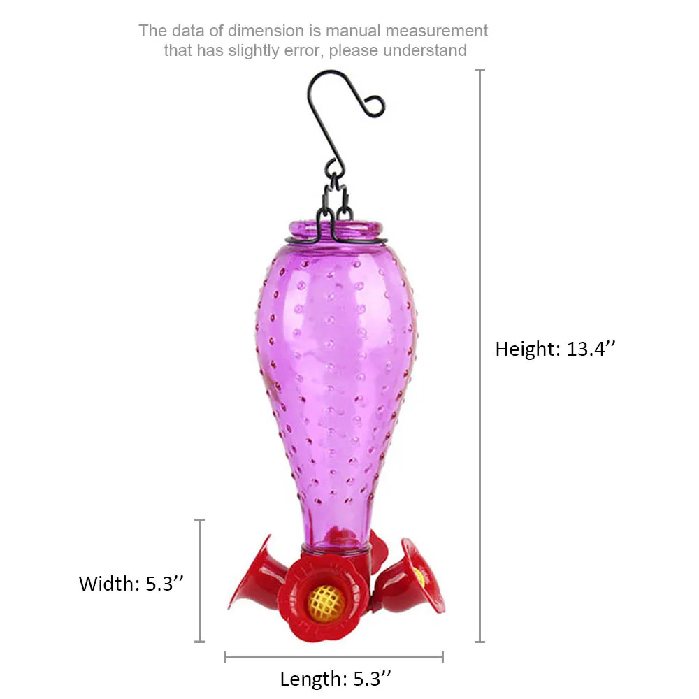 Lila Hummingbird Feeder-6