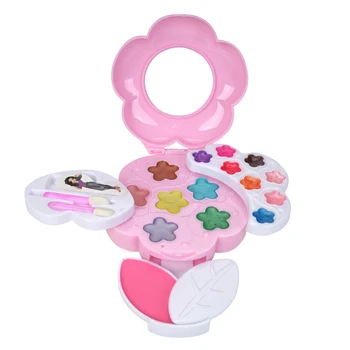 

Kids Make Up Toy Set Pretend Play Princess Pink Makeup Beauty Safety Non-toxic Kit Toys for Girls Dressing Cosmetic Girl Gifts